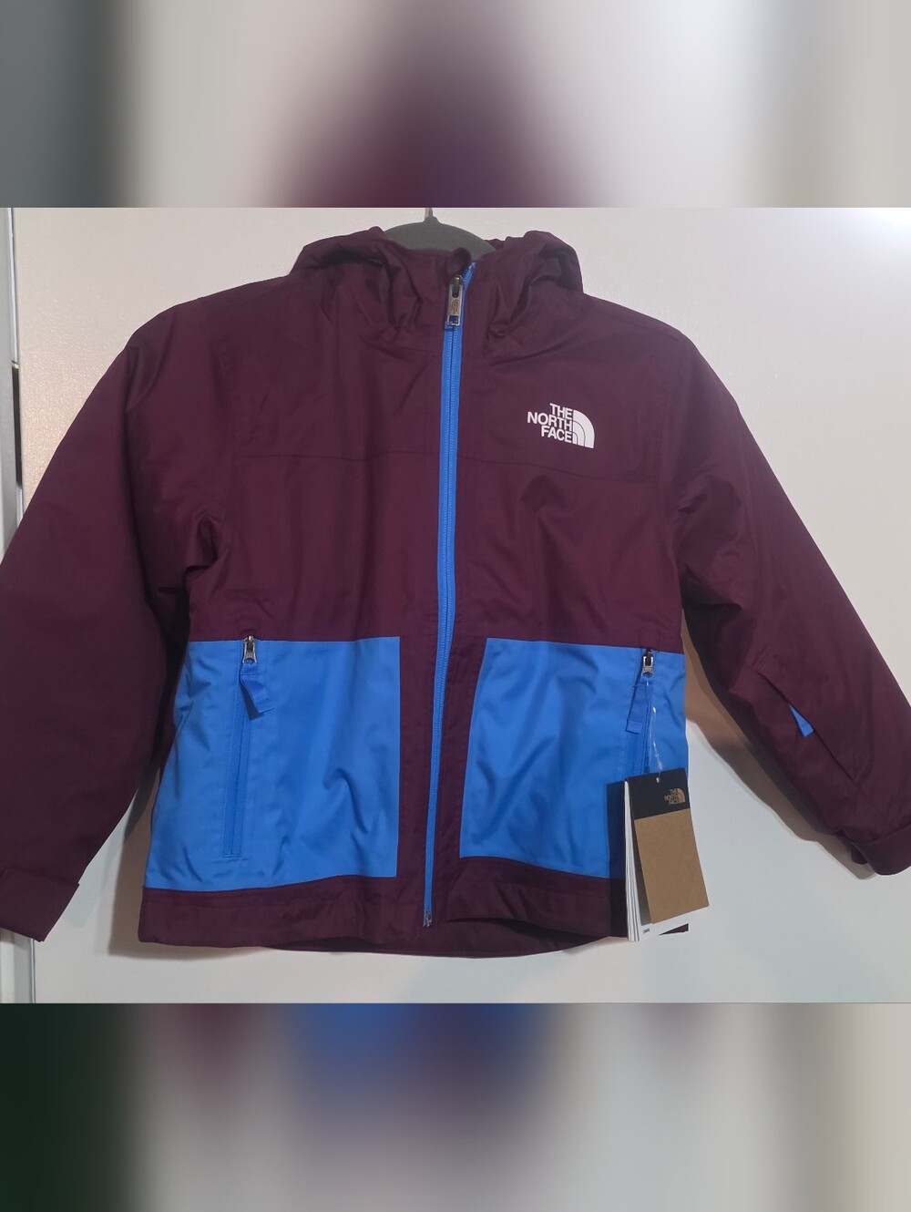 The North Face Freedom Triclimate 3-in-1 Jacket Boysenberry Kids Size XS (6) NWT